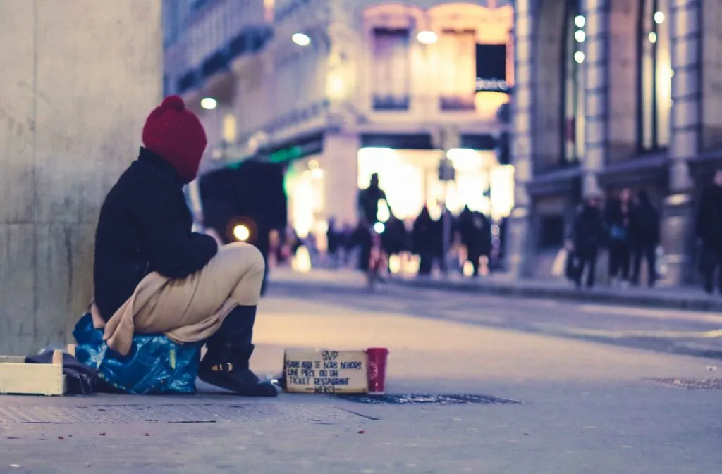 Homeless stock photo
