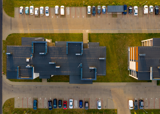 birdseye of house