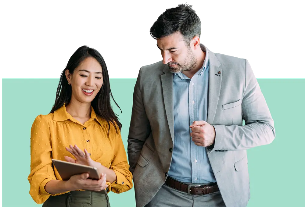 working together